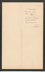 k.k. naturhistorisches Hofmuseum, Intendanzakten 1885-1896 (Hauer), Aktenzahl Z.464.a/1888, Seite 1